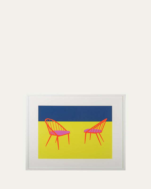 "Study Of Chairs 1" Print Wall Art by Michael Wolk